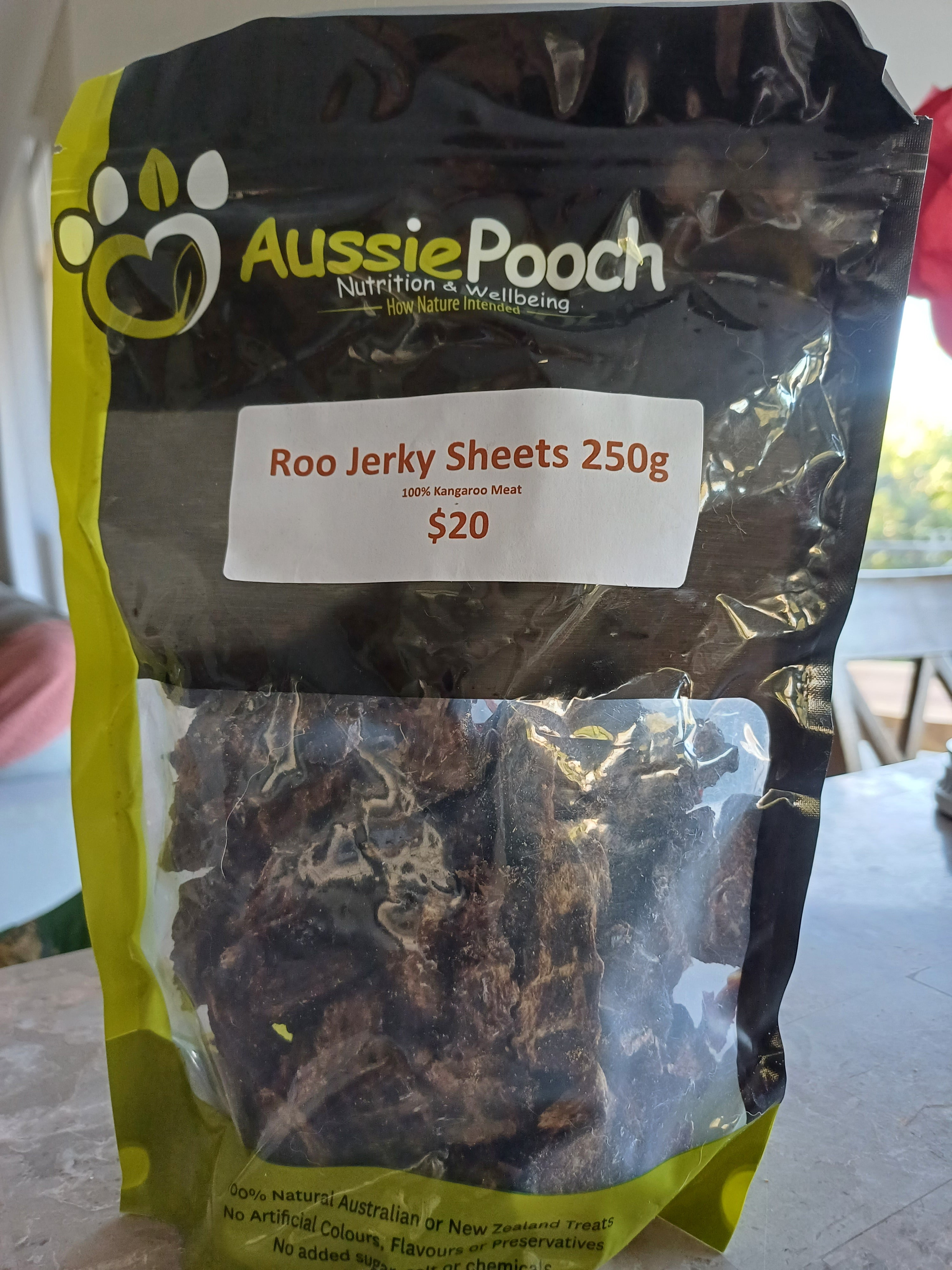 Kangaroo Jerky Sheets - 250g